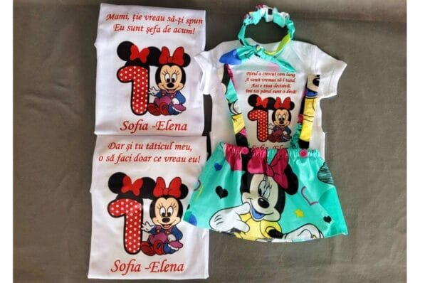 set red minnie mouse 4