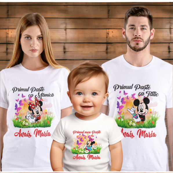 memoriesgifts set tricouri easter with minnie