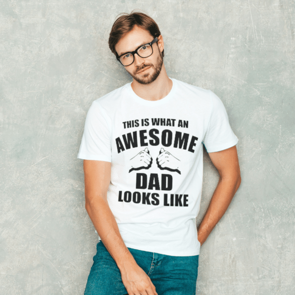 memoriesgifts tricou awesome dad