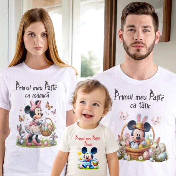 memoriesgifts set tricouri easter mickey